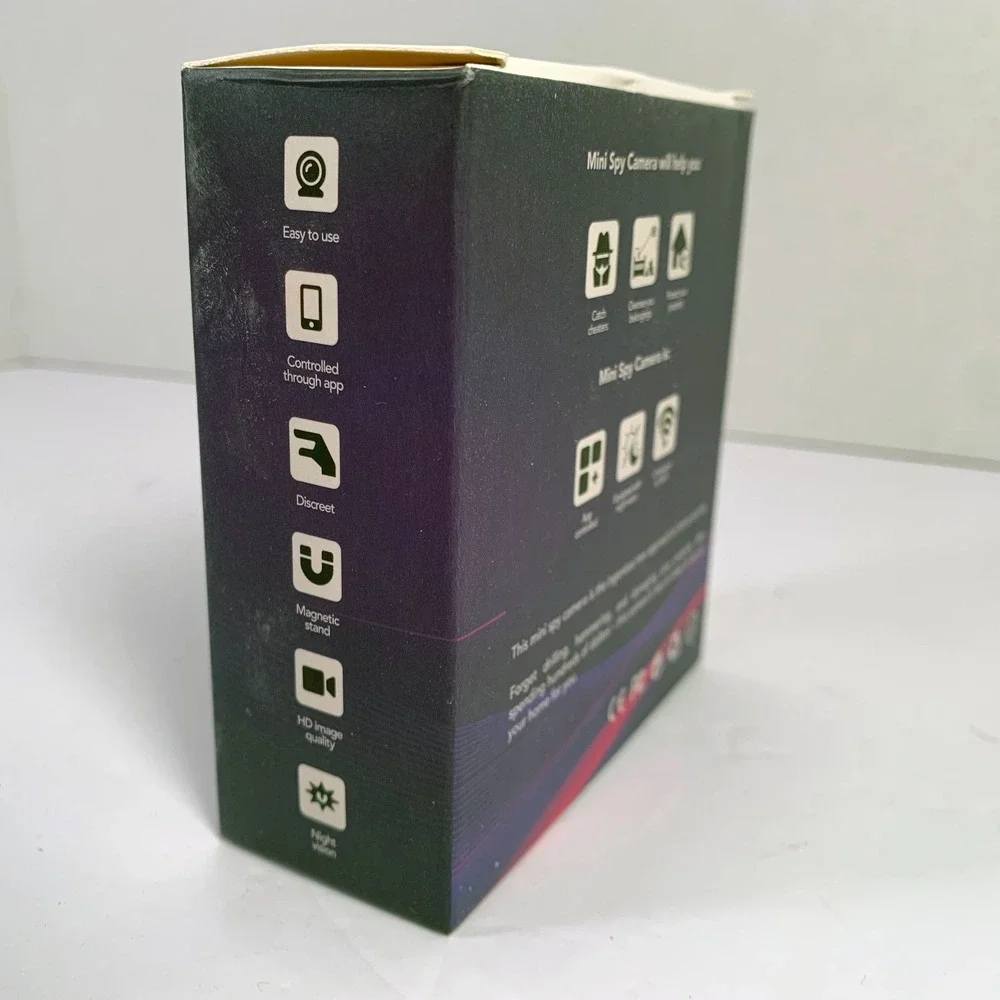 Mini Camera App‎ Controlled, WiFi, Night Vision, HD Image, New